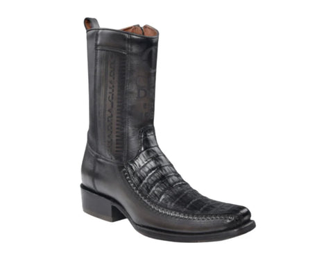 Cuadra Men's Caiman Plunge Black Boots