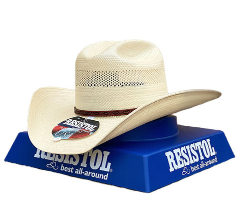 Resistol Cross Tie 10X Cowboy Straw Hat