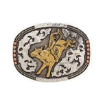 Crumrine Bull Rider Tricolor Buckle