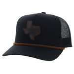 Hooey Dallas TX Brown Logo Black Cap