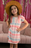 CLEARANCE Lucky & Blessed Girl's Aztec Print Dress