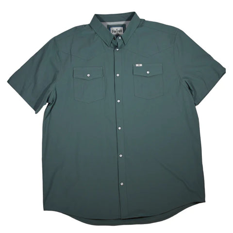 Ferrell Brand Men's Solid Teal Shirt