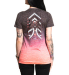 CLEARANCE American Fighter Women's Fairwater Icing Coral T-Shirt
