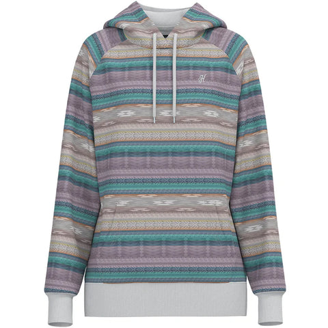 Hooey Women's Purple Serape Hoodie