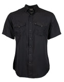 Hooey Men's "Sol" Pearl Snaps Black Shirt