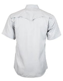 Hooey Men's "Sol" Pearl Snaps Grey Shirt