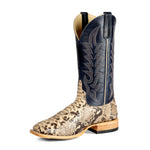 Horse Power Men's Python Back Cut Mink Boots