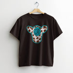 Follower of Christ Women's Cow Chocolate T-Shirt