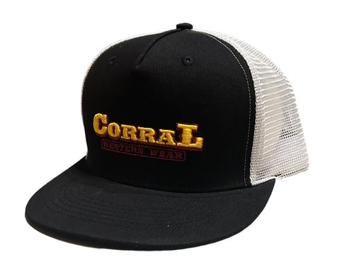 Corral Black White Cap