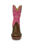 Roper Girls Little Kids Brown/Pink Boots