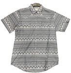 Roper Men's Horizontal Aztec Grey Shirt
