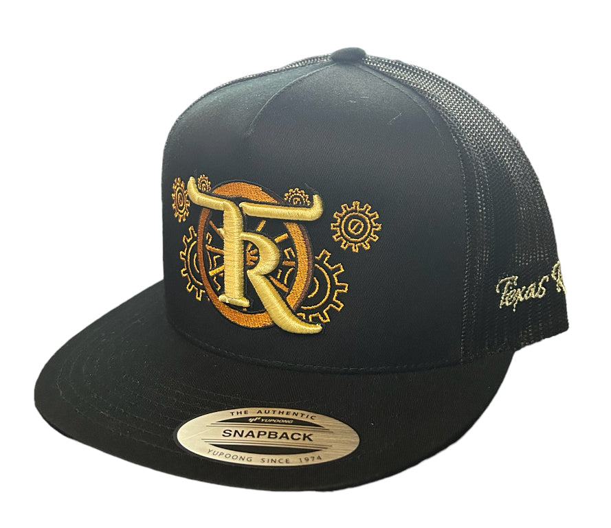 Texas Ranch Geared Black Cap – Corral Western Wear