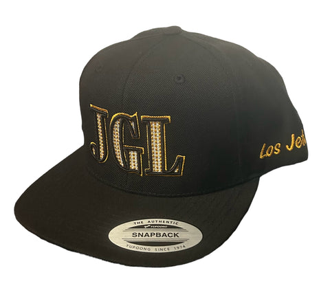 Los Jefes Gold JGL Black Cap