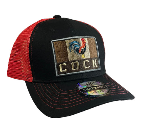 AME Collective Cock Patch Red Cap