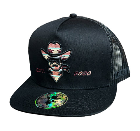 De Rancho Aztec Black Cap