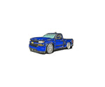 De Rancho Blue Truck Pin