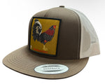 De Rancho Rooster Brown Cap