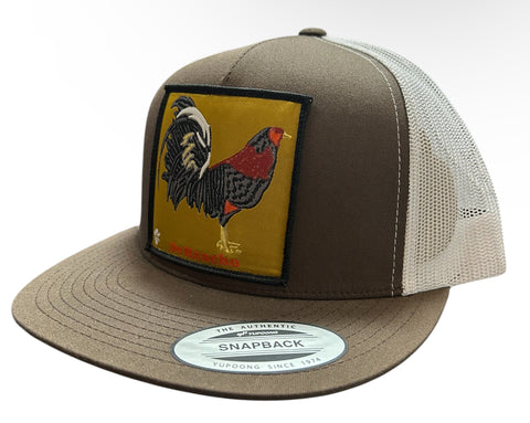 De Rancho Rooster Brown Cap