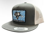 De Rancho Bull Patch Grey Cap