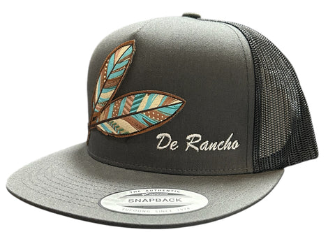 De Rancho Feather Grey Cap