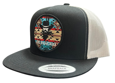 De Rancho Circle Patch Black Cap