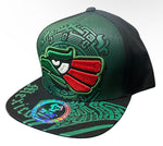 De Rancho Mexico Aztec Green/Black Cap