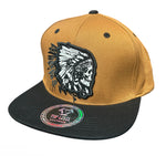 De Rancho Skull Tan Black Cap