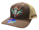 De Rancho Aztec Bull Brown Cap