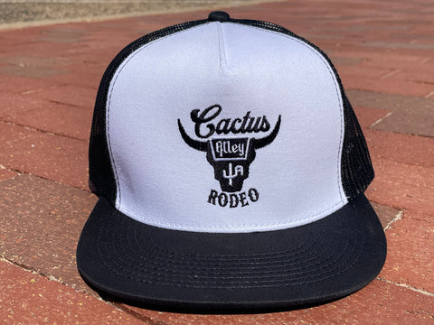 Cactus Alley Hat Co. Classic White/Black Cap