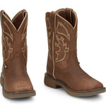 Justin Kids Rush Saddle Tan Boot