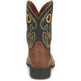 Justin Kids Rush Cowboy Tan/Black Boot