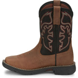 Justin Kids Rush Cowboy Tan/Black Boot