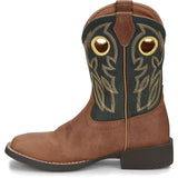 Justin Kids Rush Cowboy Tan/Black Boot