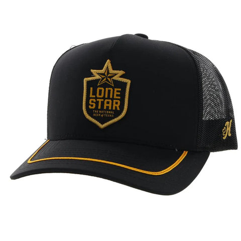 Lone Star Men's Black Gold Trucker Cap