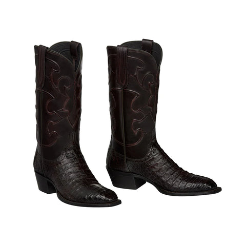 Lucchese Charles Black Cherry Boots M1637