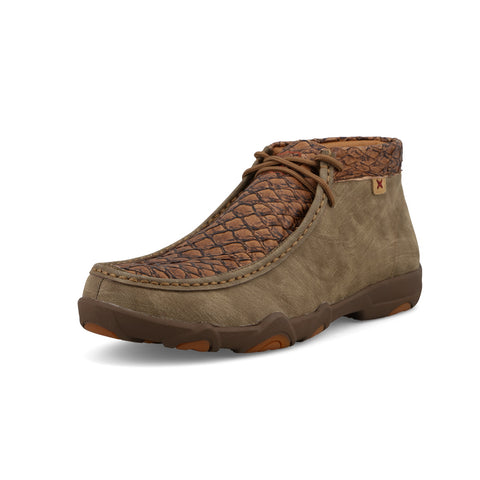 Twisted X Men's Dark Tan & Shitake Chukka Driving Mocs
