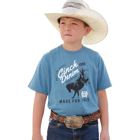 Cinch Boys Light Blue T-Shirt