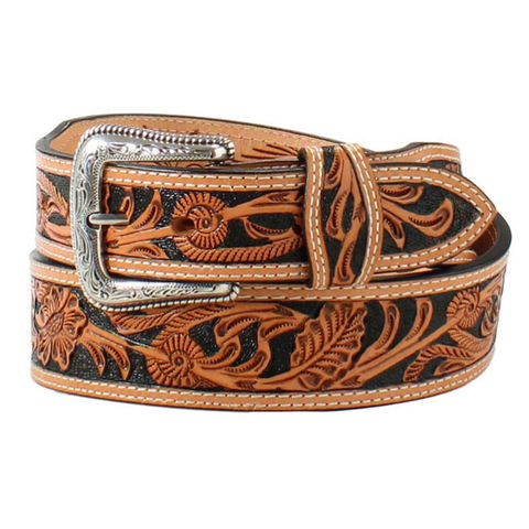 Nocona Men's Floral Hand Tooled