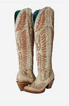 Corral Women's LD White Embroidery Tall Boots