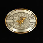 Crumrine Bull Rider Gold/Silver Buckle