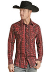 Rock&Roll Denim Men's Burgundy Shirt