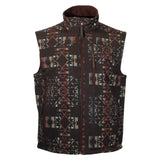 Hooey Men's Brown Aztec Vest