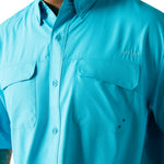 Ariat Men's VentTEK Outbound Turquoise Reef Shirt
