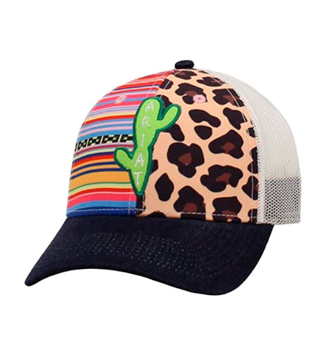 Ariat Women's Serape Leopard Cactus Cap