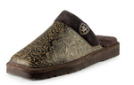 Ariat Men's Silversmith Square Toe Embossed Tooling Brown Slipper