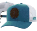 Hooey Spur Teal White Cap