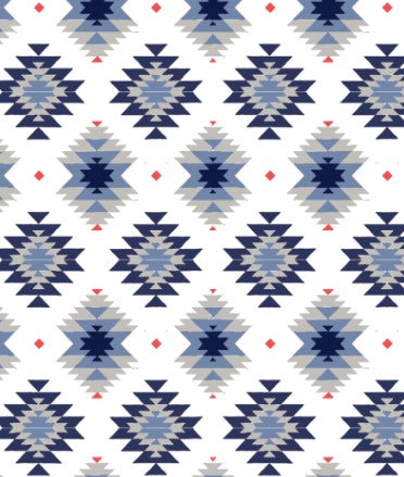 Ariat Men's Classic LS Baxter White Multi Southwest Print