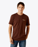 Ariat Men's Haters Club Deep Mahogany Tee