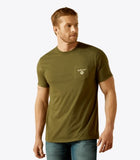 Ariat Men's Roped Diamond Military Heather Tee