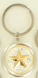 Double S Texas Star Key Ring